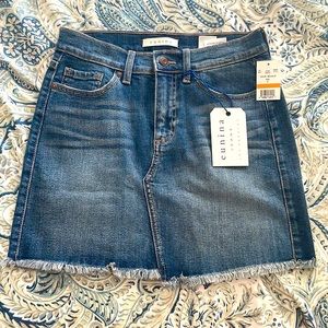 NWT Jean Skirt